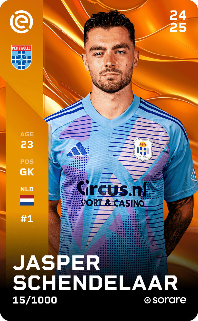 Jasper Schendelaar 2024-25 • Limited 15/1000