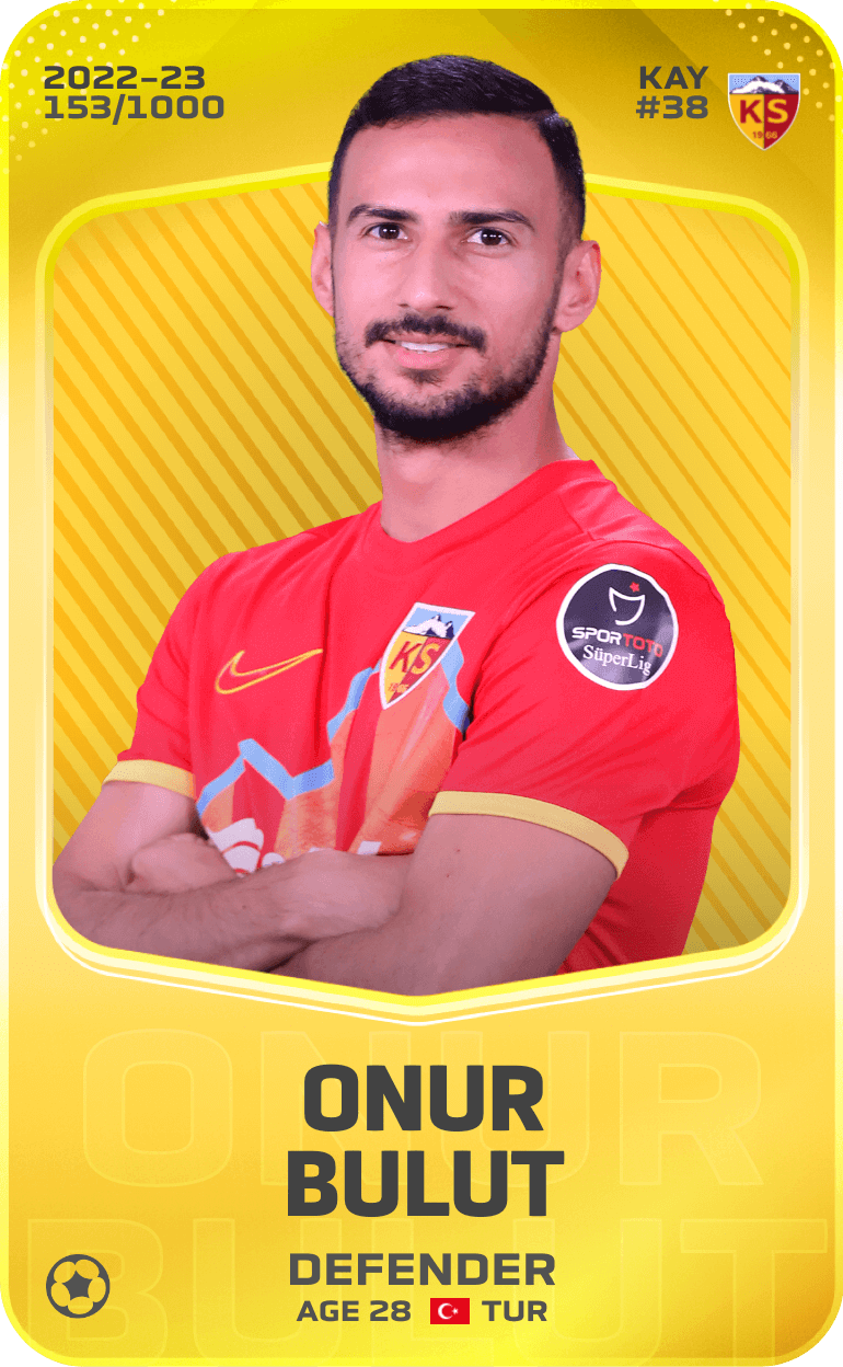 Onur Bulut 2022-23 • Limited 153/1000