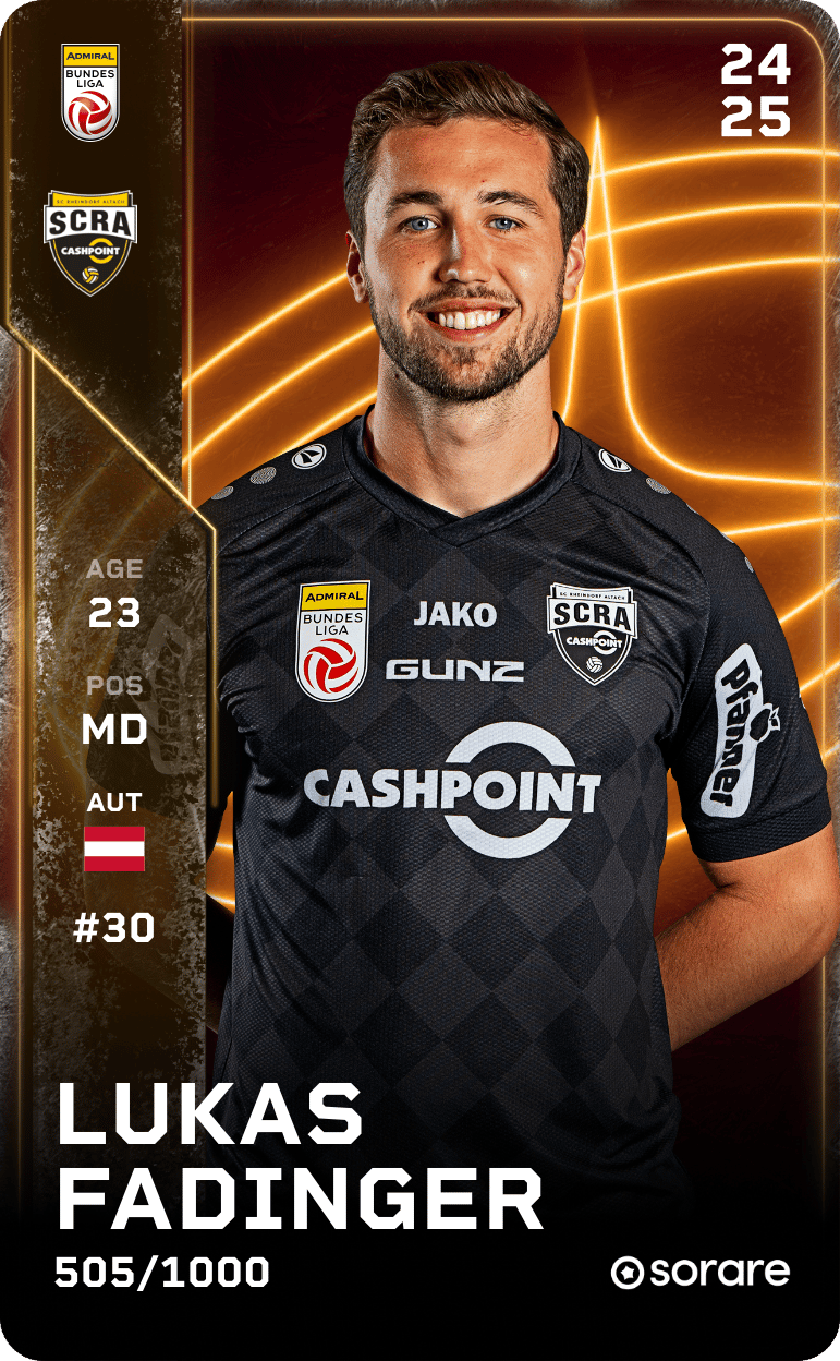 Lukas Fadinger 2024-25 • Limited 505/1000