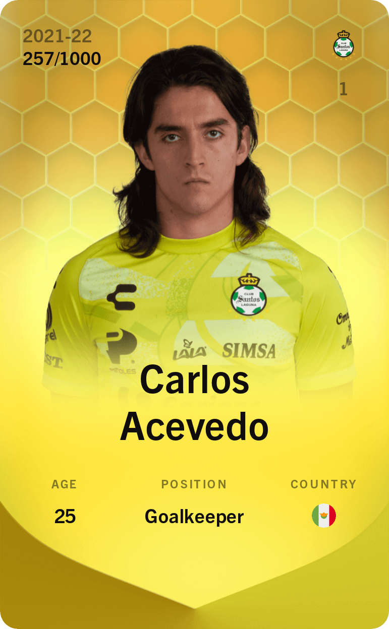 Carlos Acevedo 2021-22 • Limited 257/1000