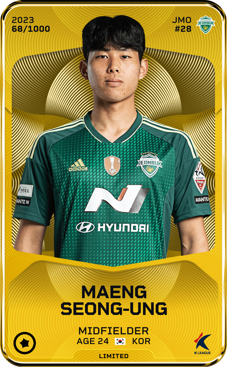 Maeng Seong-Ung 2023-24 • Limited 68/1000