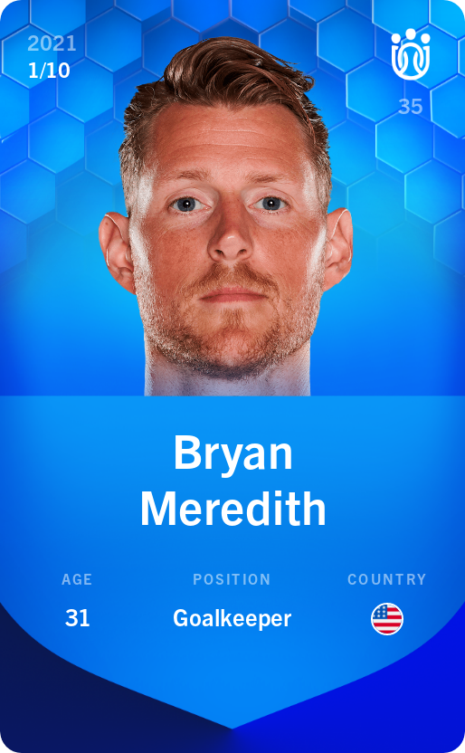 Sorare - Sorare Official - Bryan Meredith 2021-22 • Super Rare 1/10 - NFT # 78282101765453217910526287192844815539513847896592109902511187035486683025491