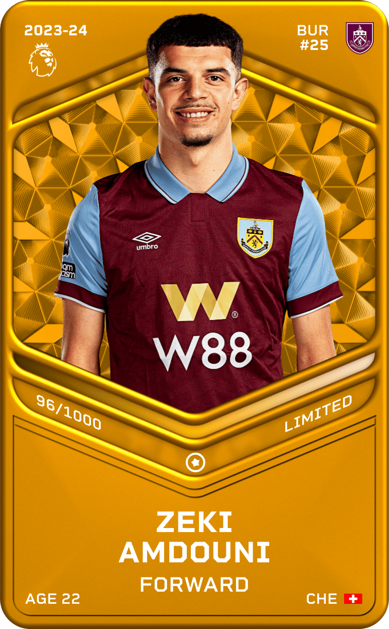 Zeki Amdouni 2023-24 • Limited 96/1000