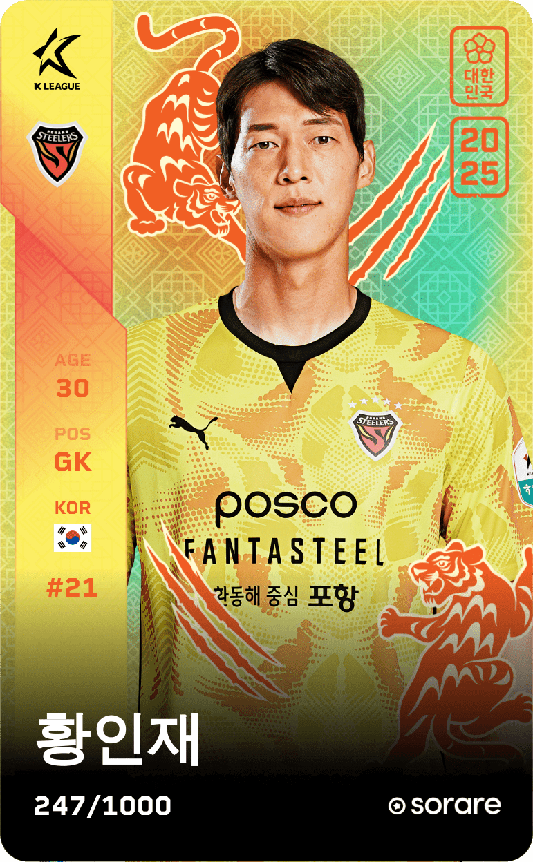 Hwang In-Jae 2025-26 • Limited 247/1000