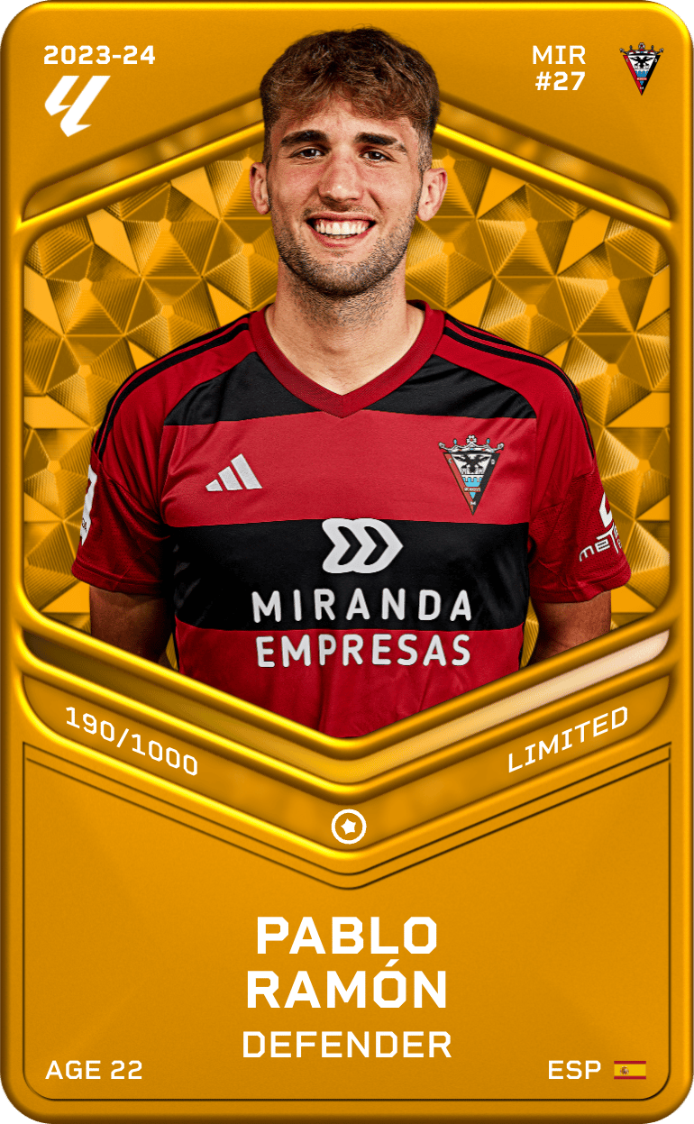 Pablo Ramón 2023-24 • Limited 190/1000