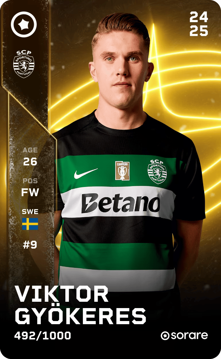 Viktor Gyökeres 2024-25 • Limited 492/1000