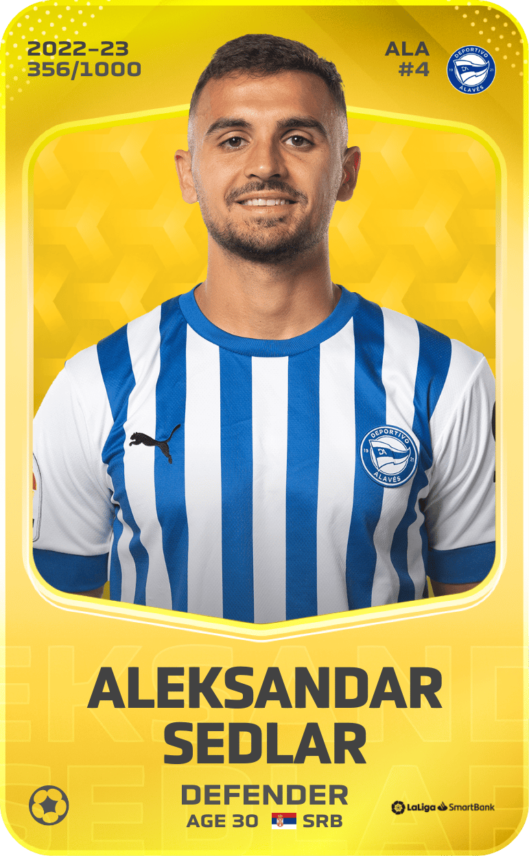 Aleksandar Sedlar 2022-23 • Limited 356/1000