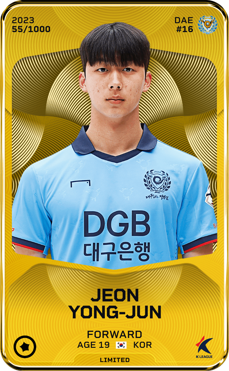 Jeon Yong-Jun 2023-24 • Limited 55/1000