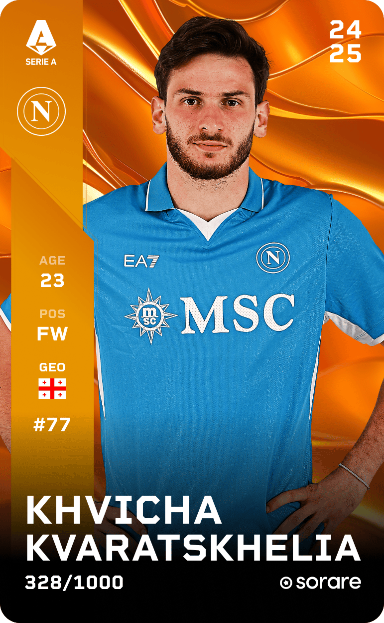 Khvicha Kvaratskhelia 2024-25 • Limited 328/1000