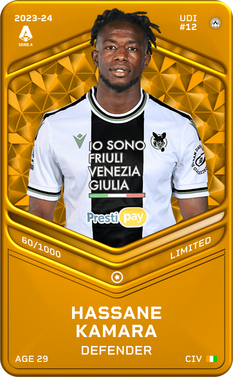 Hassane Kamara 2023-24 • Limited 60/1000