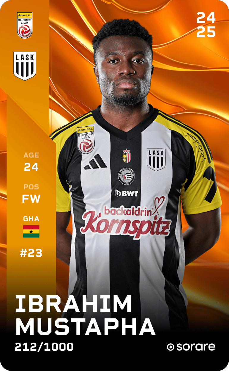 Ibrahim Mustapha 2024-25 • Limited 212/1000