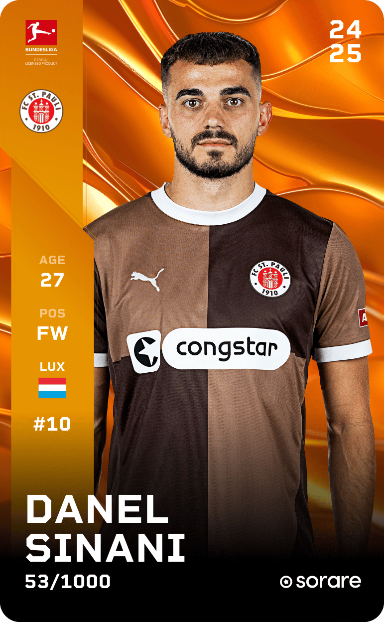 Danel Sinani 2024-25 • Limited 53/1000