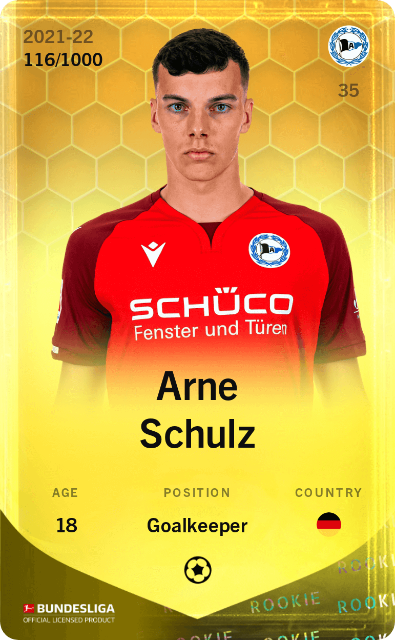 Arne Schulz 2021-22 • Limited 116/1000
