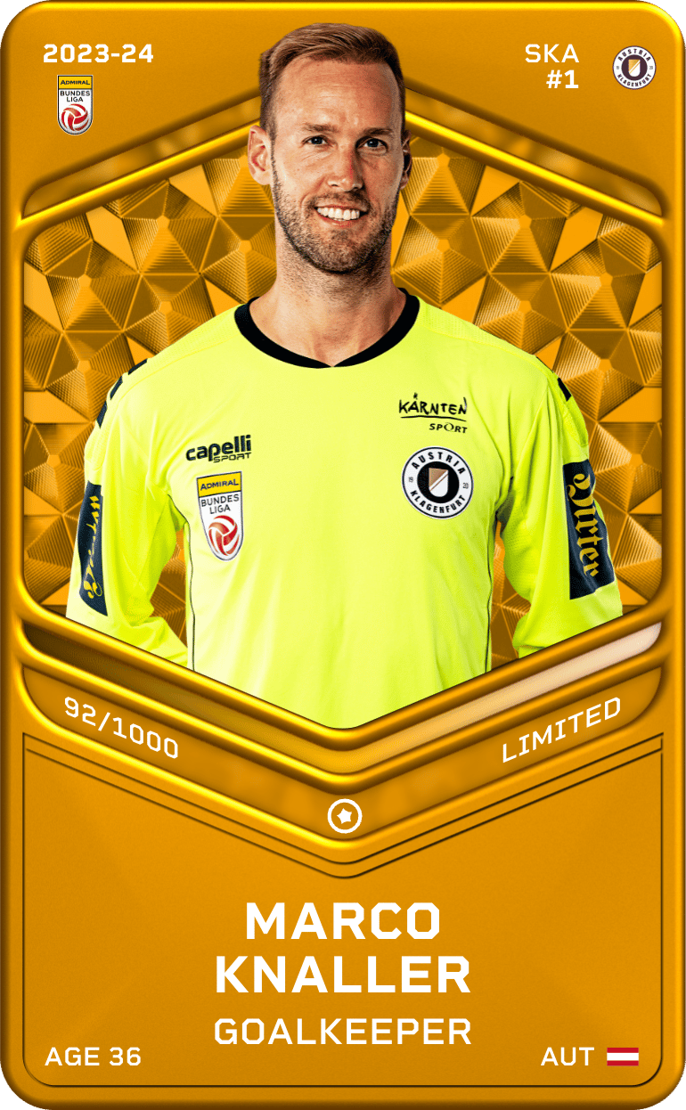 Marco Knaller 2023-24 • Limited 92/1000