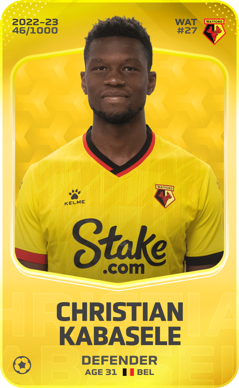 Christian Kabasele 2022-23 • Limited 46/1000
