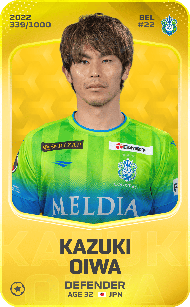 Kazuki Oiwa 2022-23 • Limited 339/1000