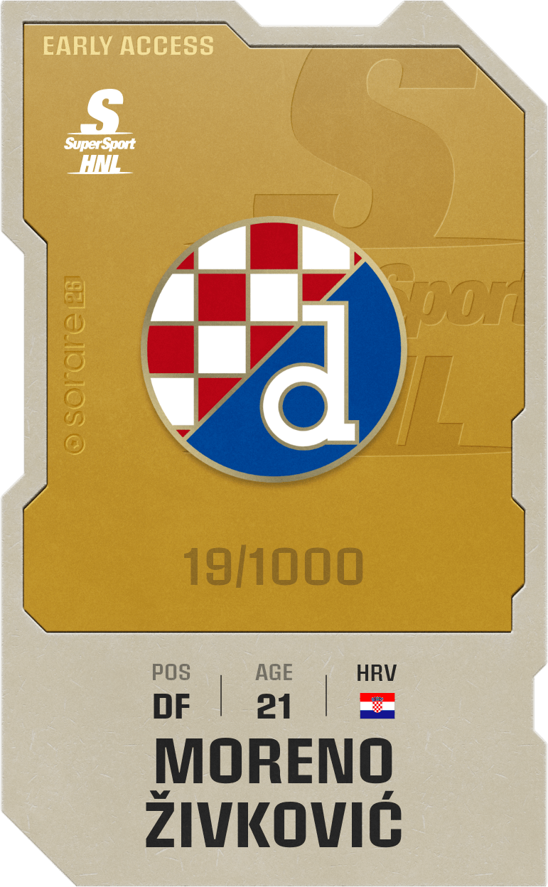 Moreno Živković 2025-26 • Limited 19/1000