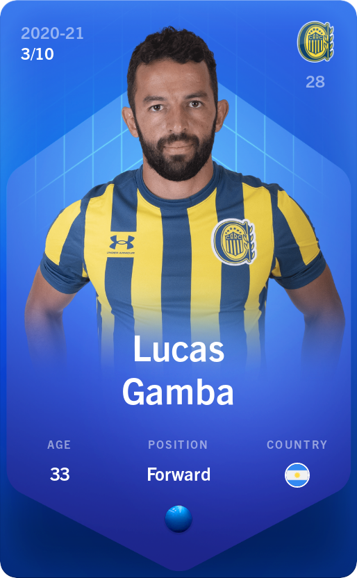Sorare - Sorare Official - Lucas Gamba 2020-21 • Super Rare 3/10 - NFT # 65075267975540665738958765881078436928650096276895901784983450216104121589923