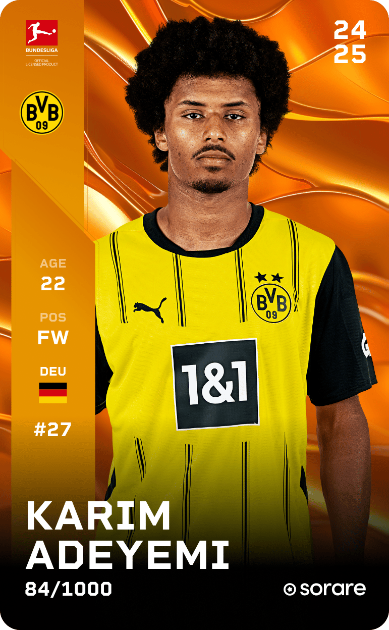 Karim Adeyemi 2024-25 • Limited 84/1000