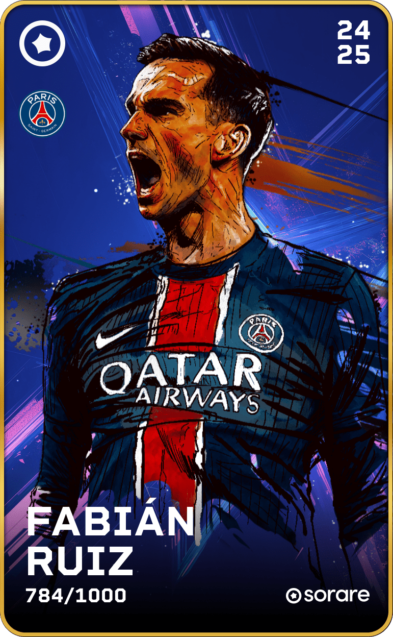 Fabián Ruiz 2024-25 • Limited 784/1000