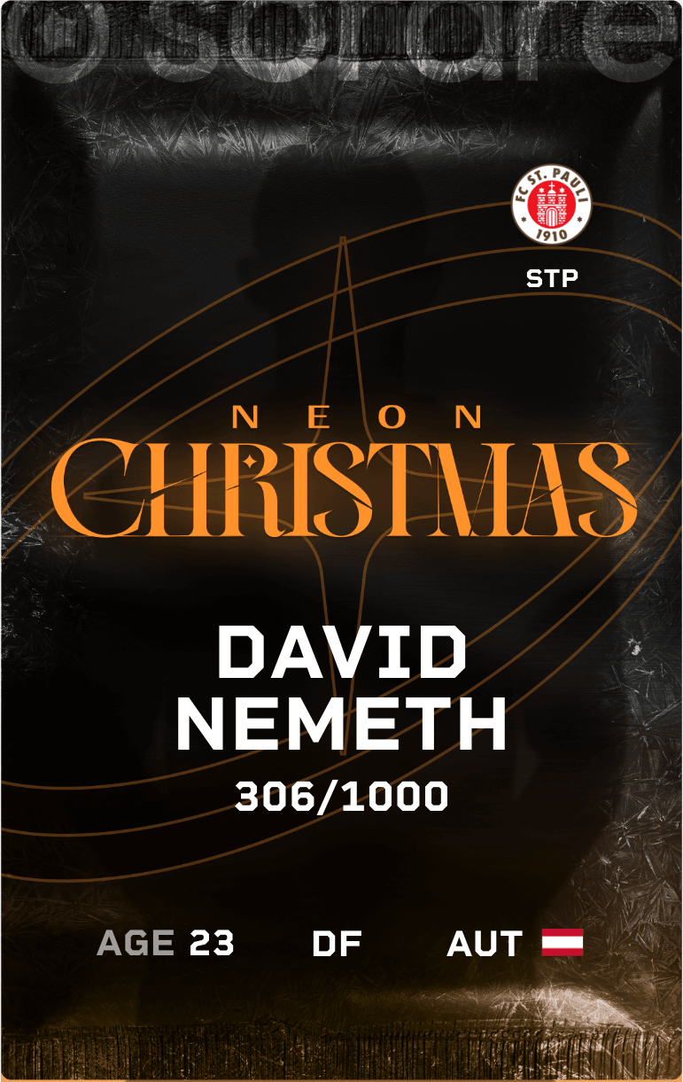 David Nemeth 2024-25 • Limited 306/1000