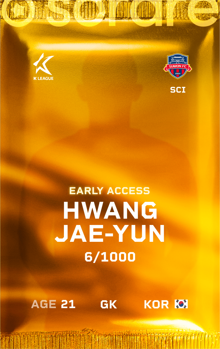 Hwang Jae-Yun 2025-26 • Limited 6/1000