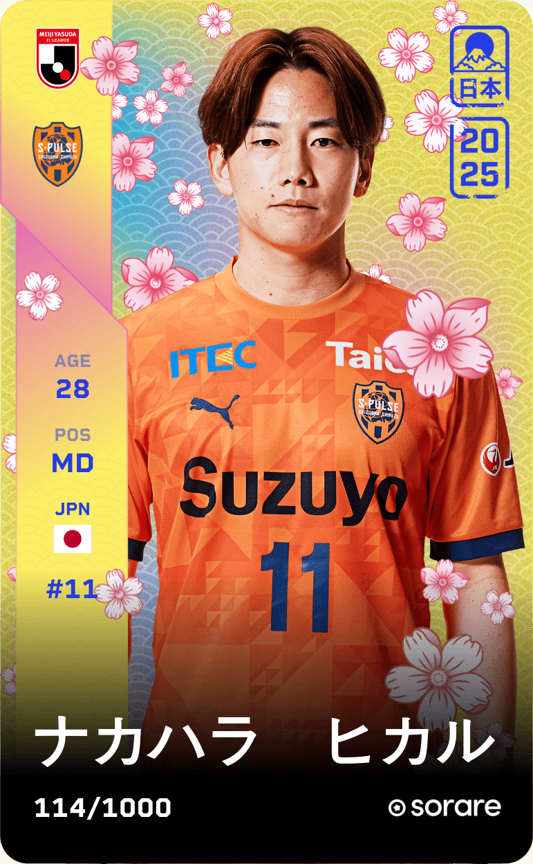 Hikaru Nakahara 2025-26 • Limited 114/1000
