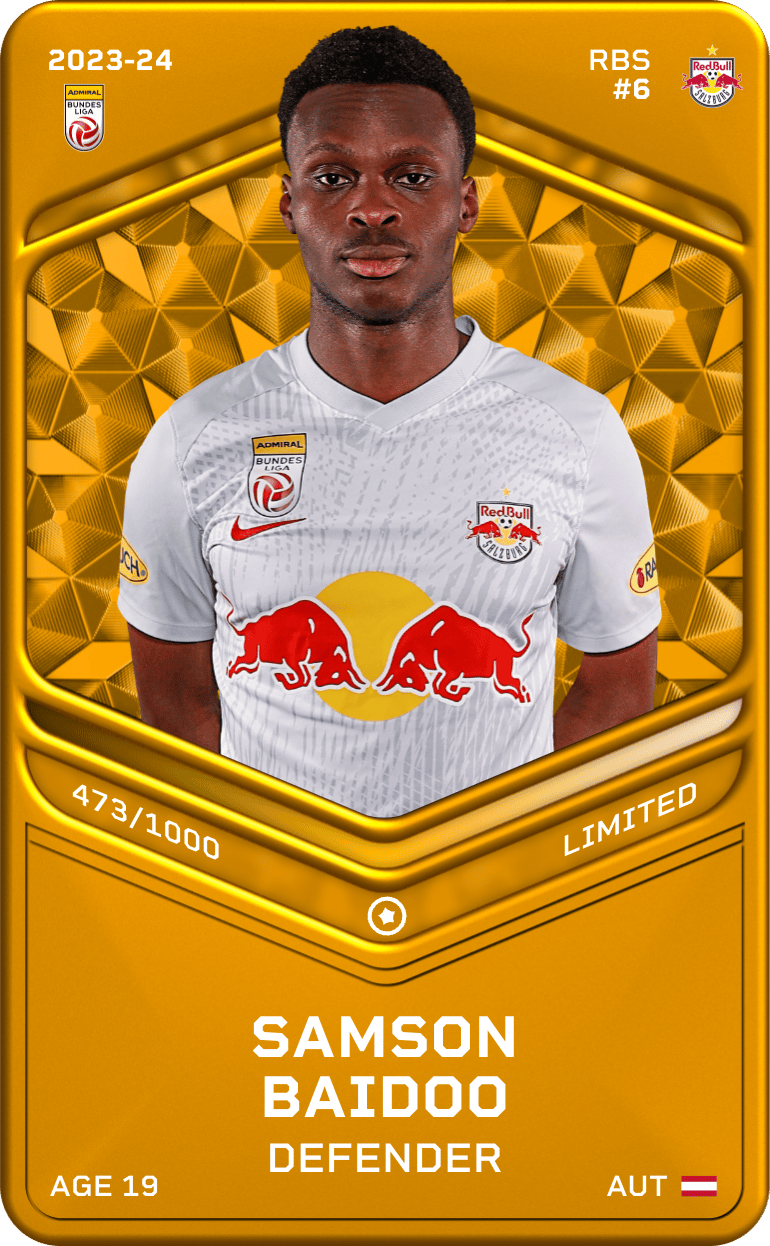 Samson Baidoo 2023-24 • Limited 473/1000