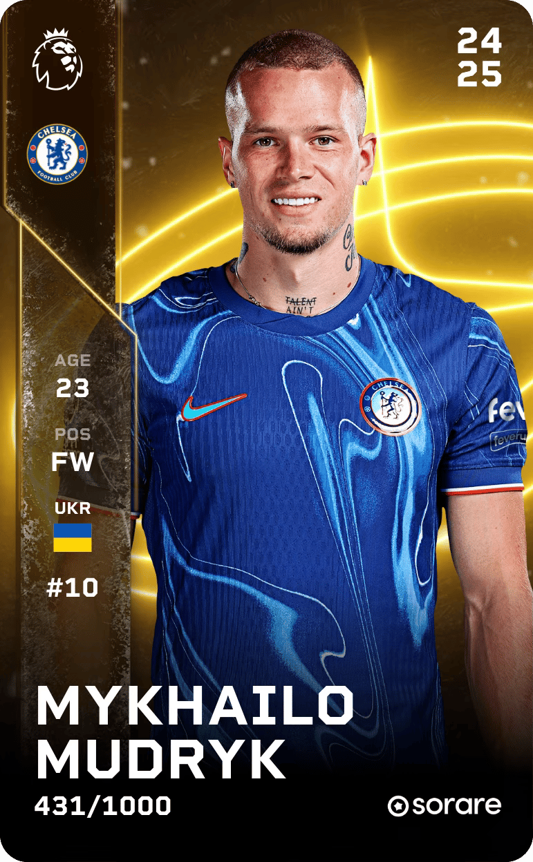 Mykhailo Mudryk 2024-25 • Limited 431/1000