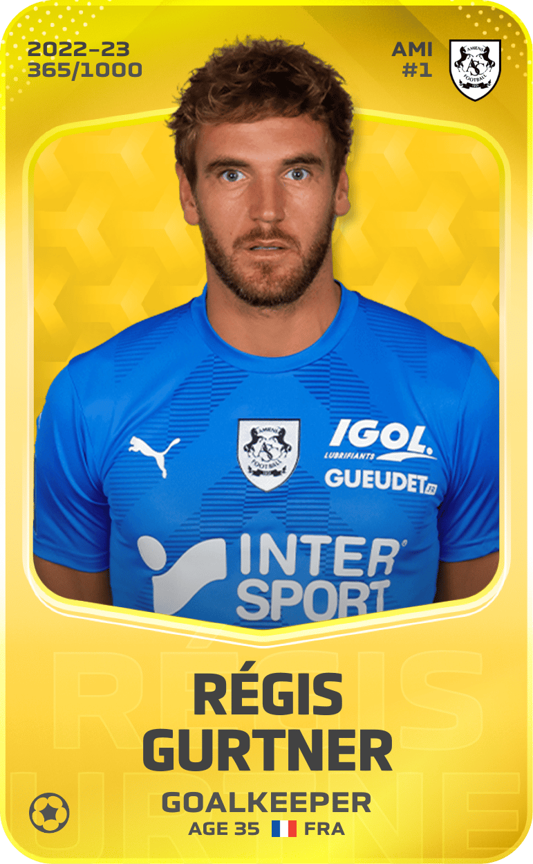 Régis Gurtner 2022-23 • Limited 365/1000