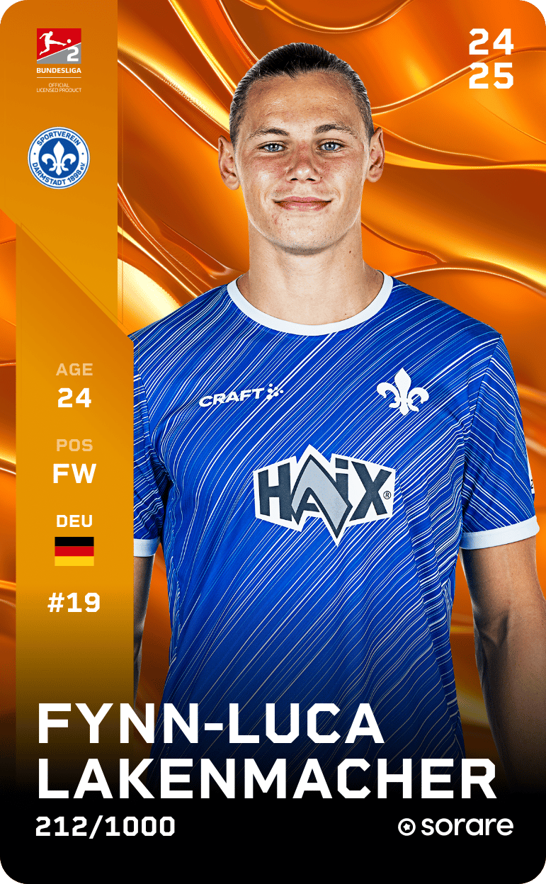 Fynn-Luca Lakenmacher 2024-25 • Limited 212/1000