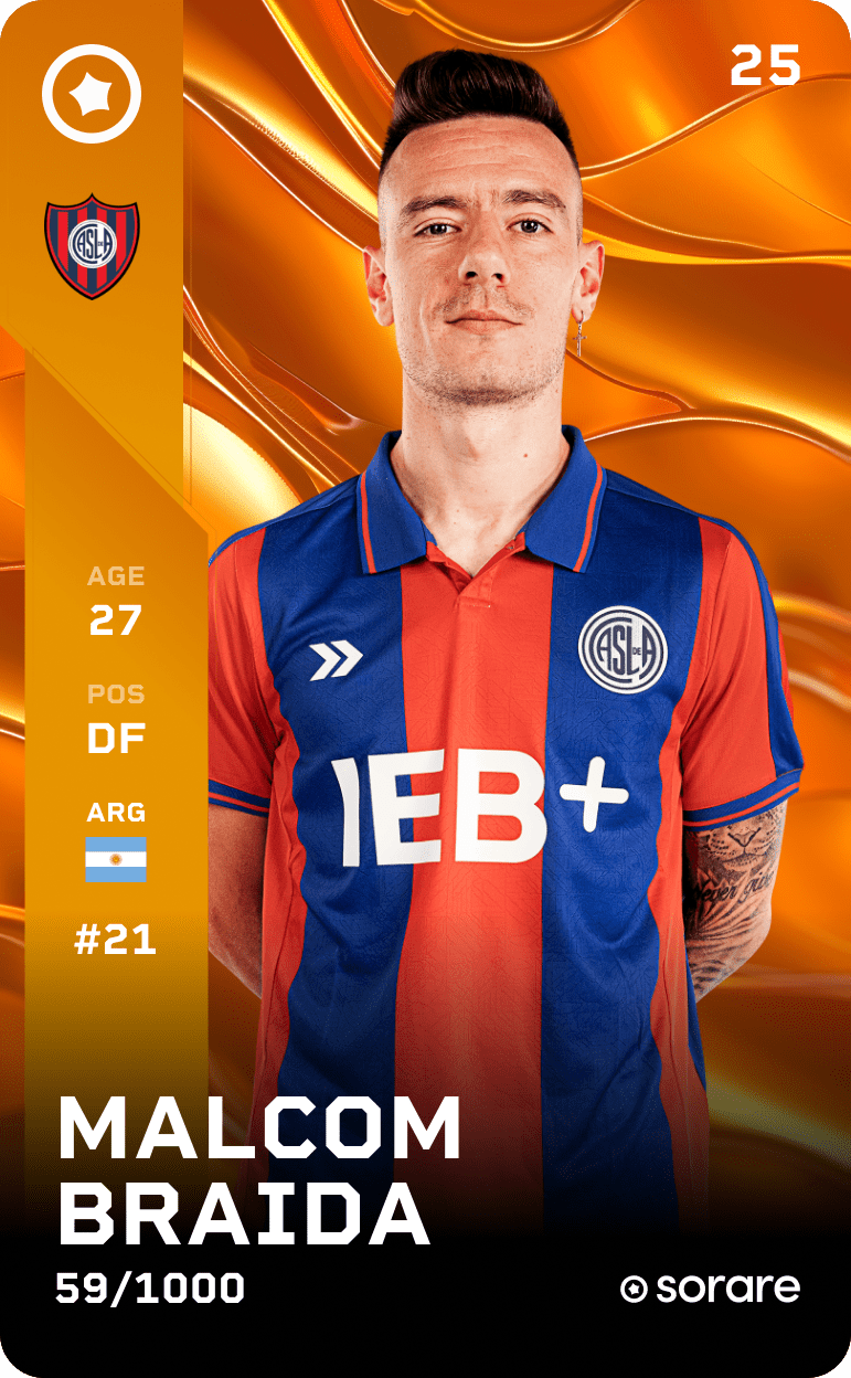 Malcom Braida 2025-26 • Limited 59/1000