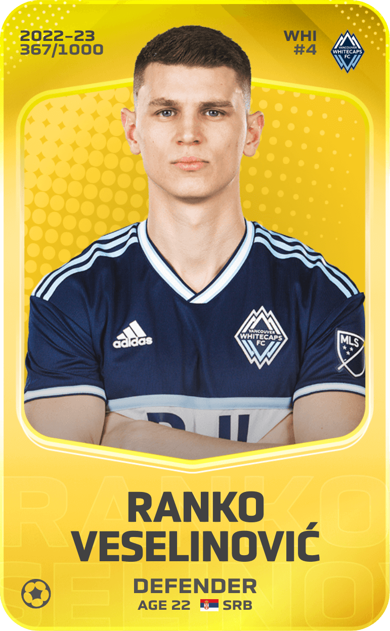 Ranko Veselinović 2022-23 • Limited 367/1000