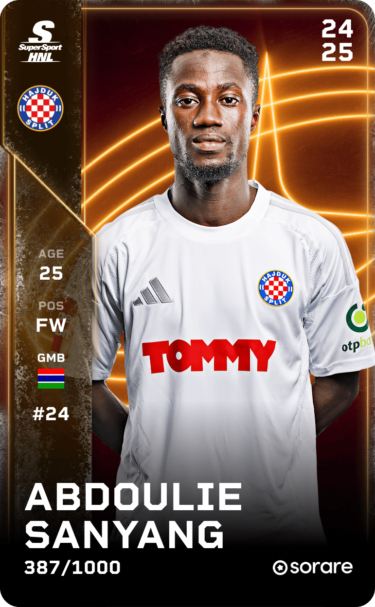Abdoulie Sanyang 2024-25 • Limited 387/1000