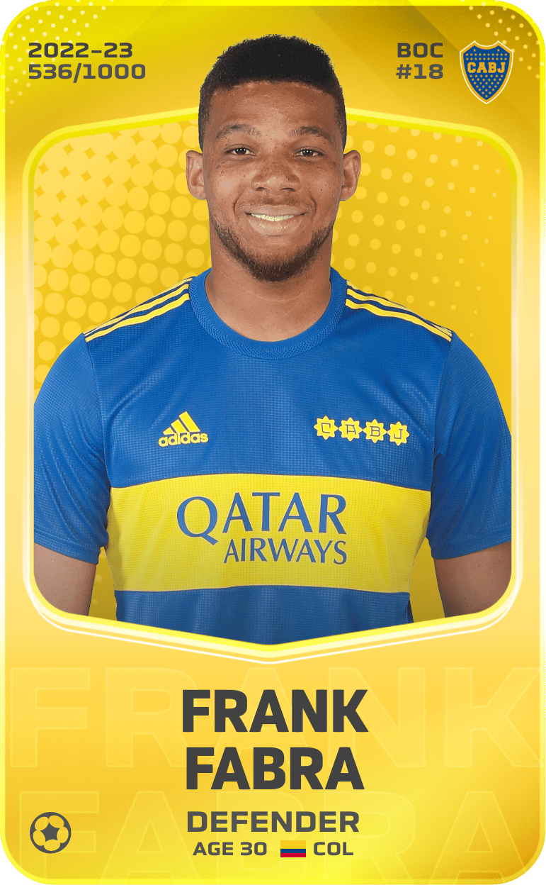 Frank Fabra 2022-23 • Limited 536/1000