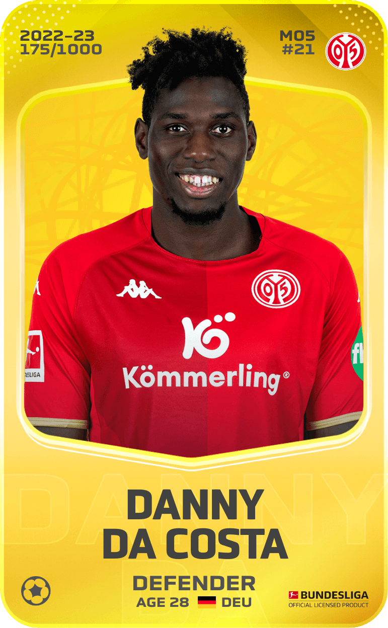 Danny da Costa 2022-23 • Limited 175/1000