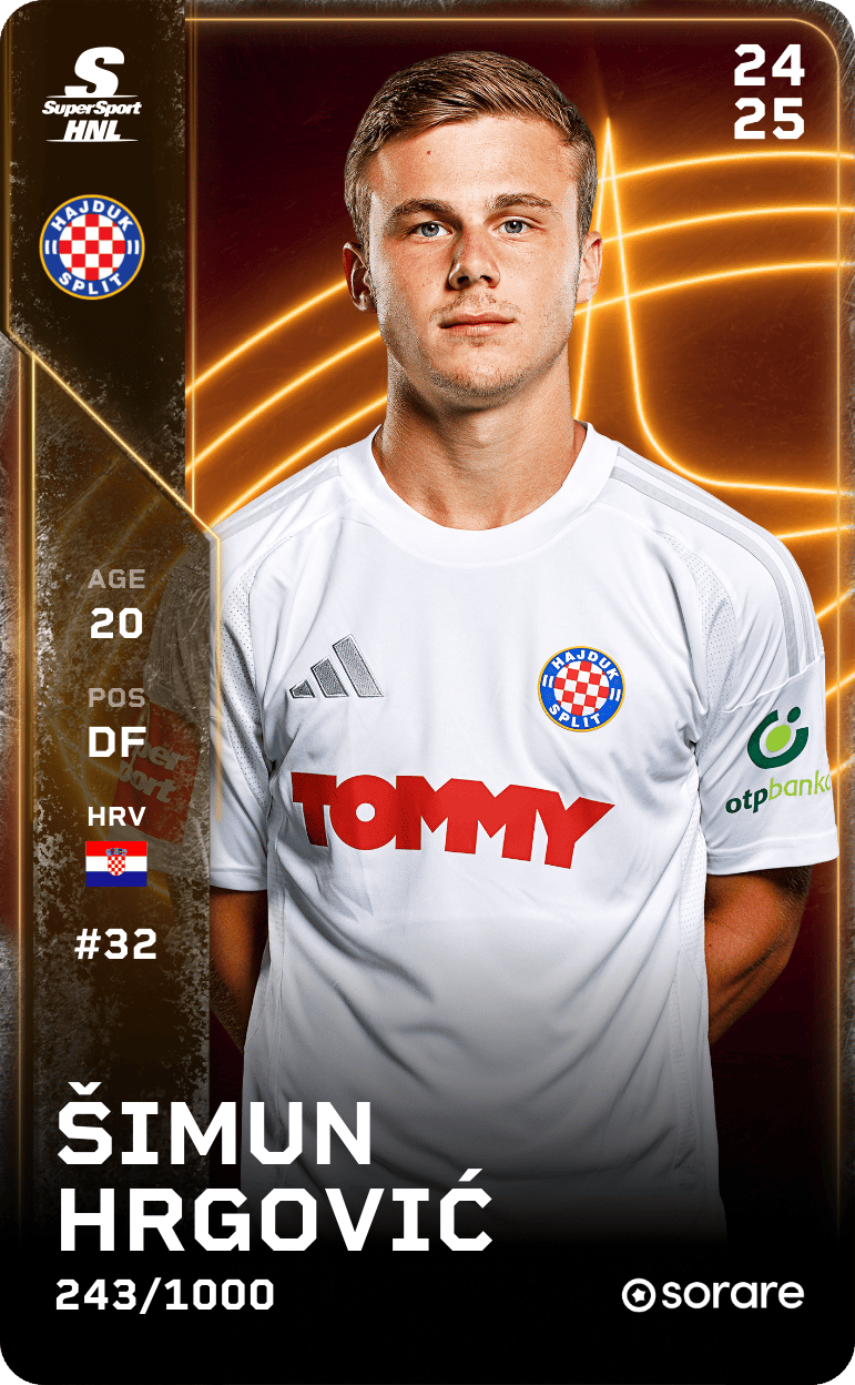 Šimun Hrgović 2024-25 • Limited 243/1000