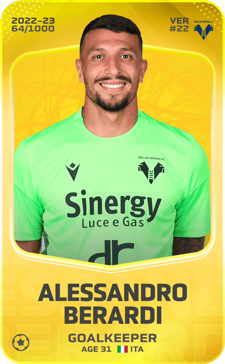 Alessandro Berardi 2022-23 • Limited 64/1000