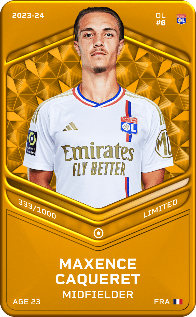 Maxence Caqueret 2023-24 • Limited 333/1000