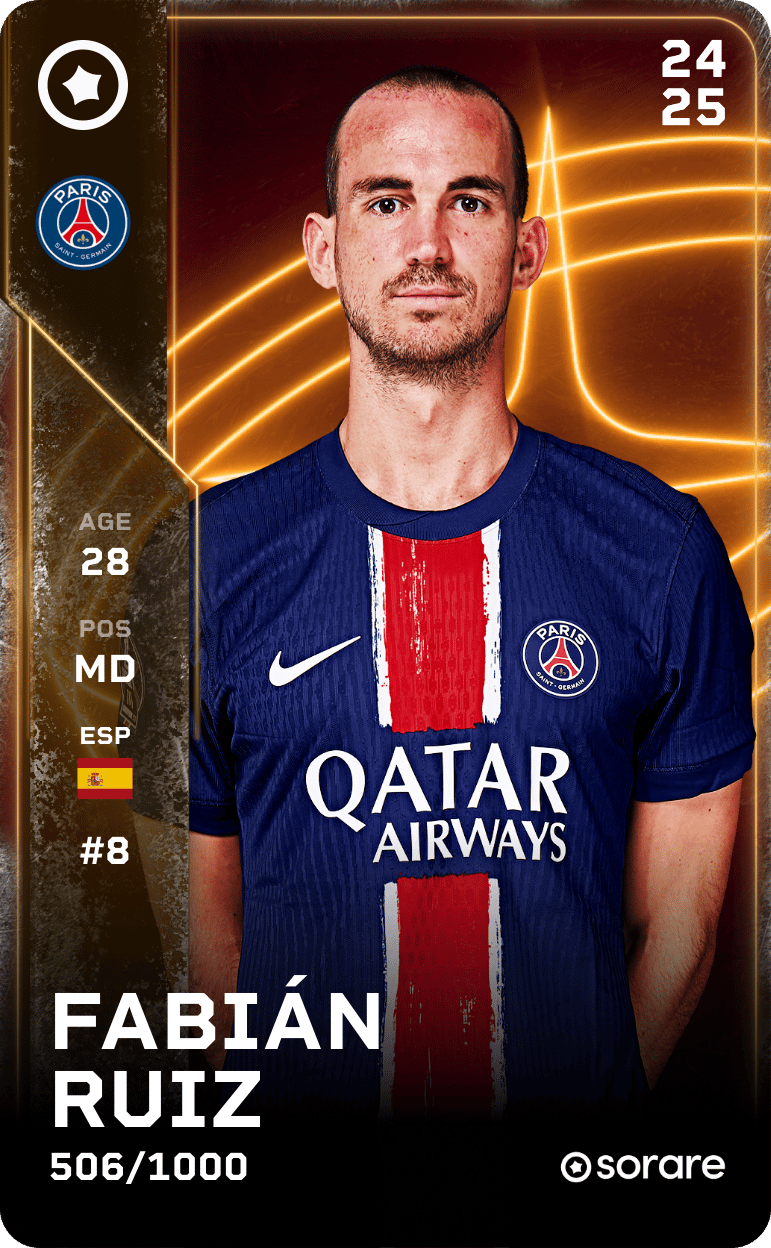Fabián Ruiz 2024-25 • Limited 506/1000