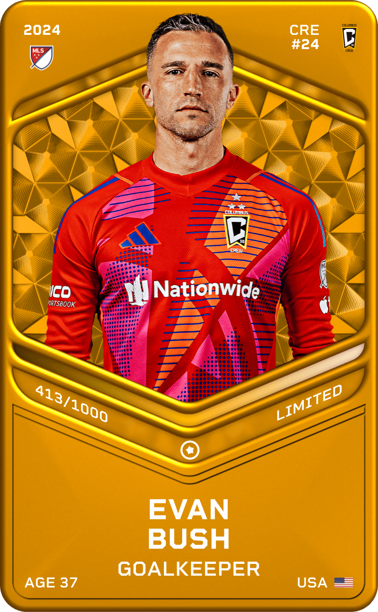 Evan Bush 2024-25 • Limited 413/1000
