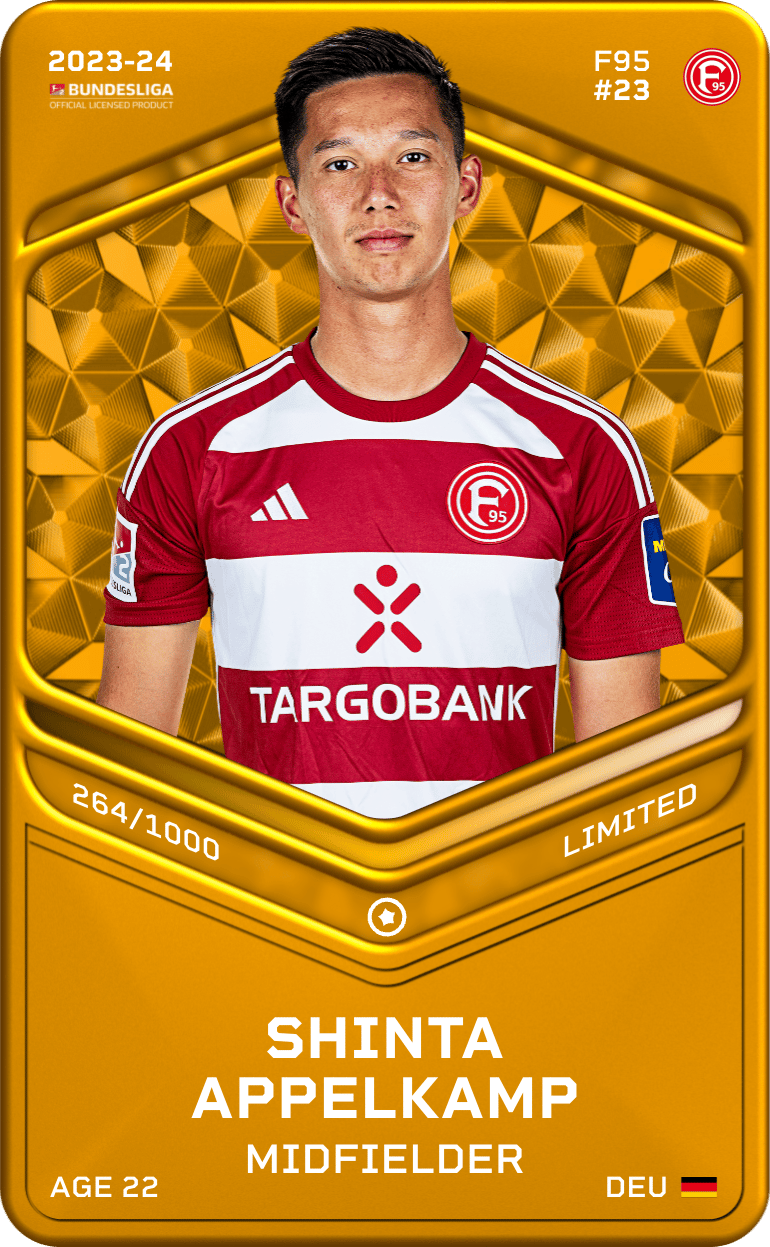 Shinta Appelkamp 2023-24 • Limited 264/1000