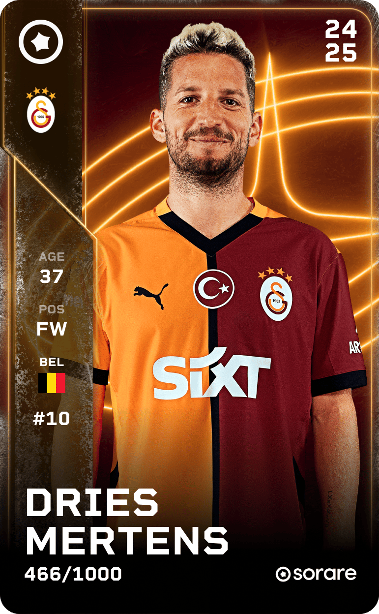 Dries Mertens 2024-25 • Limited 466/1000