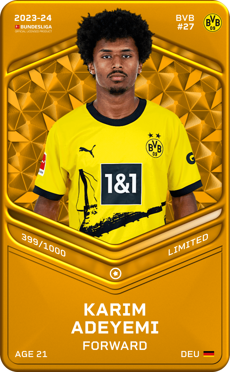 Karim Adeyemi 2023-24 • Limited 399/1000