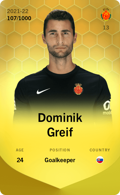 Dominik Greif 2021-22 • Limited 107/1000