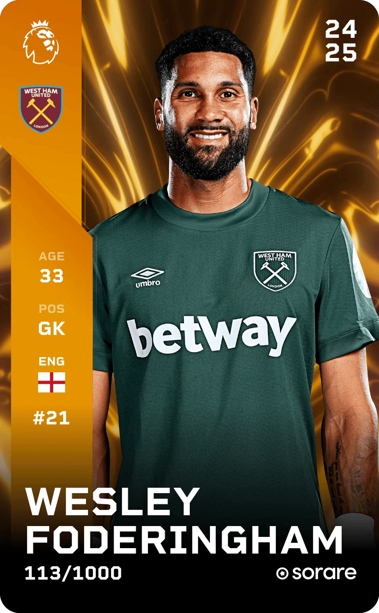 Wesley Foderingham 2024-25 • Limited 113/1000