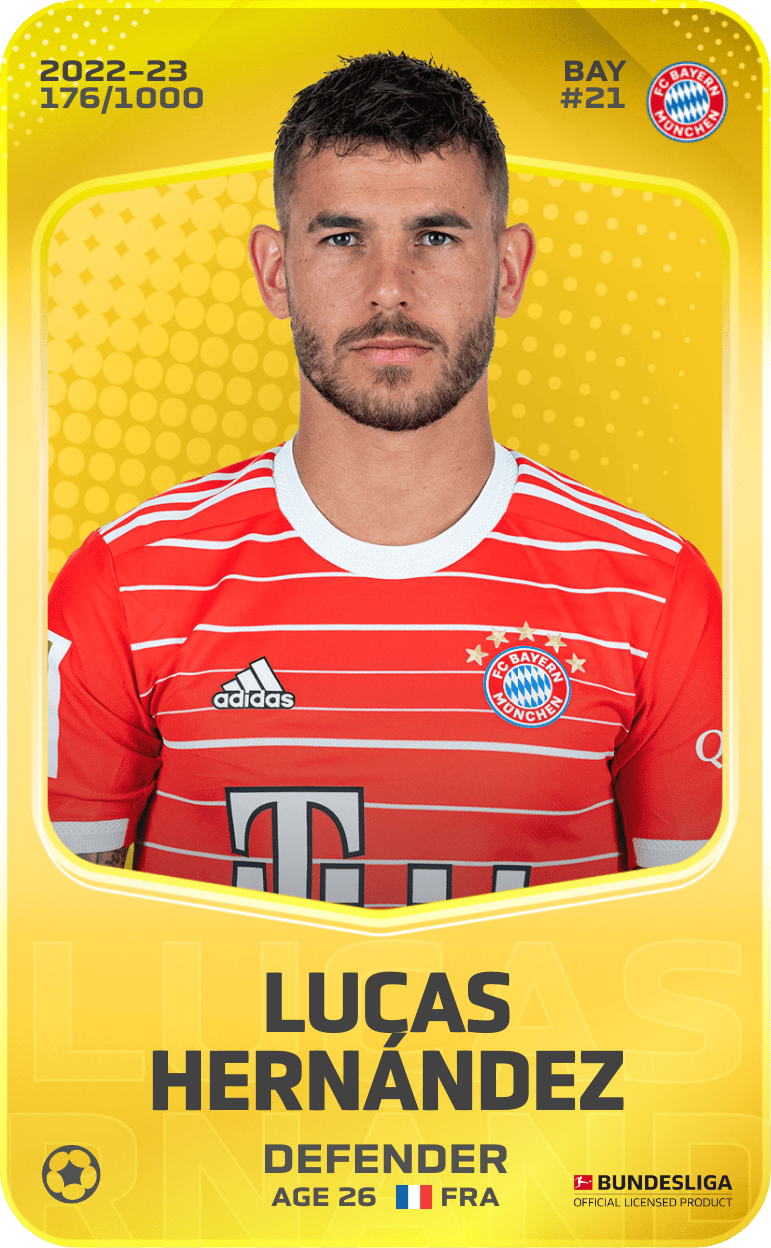 Lucas Hernández 2022-23 • Limited 176/1000