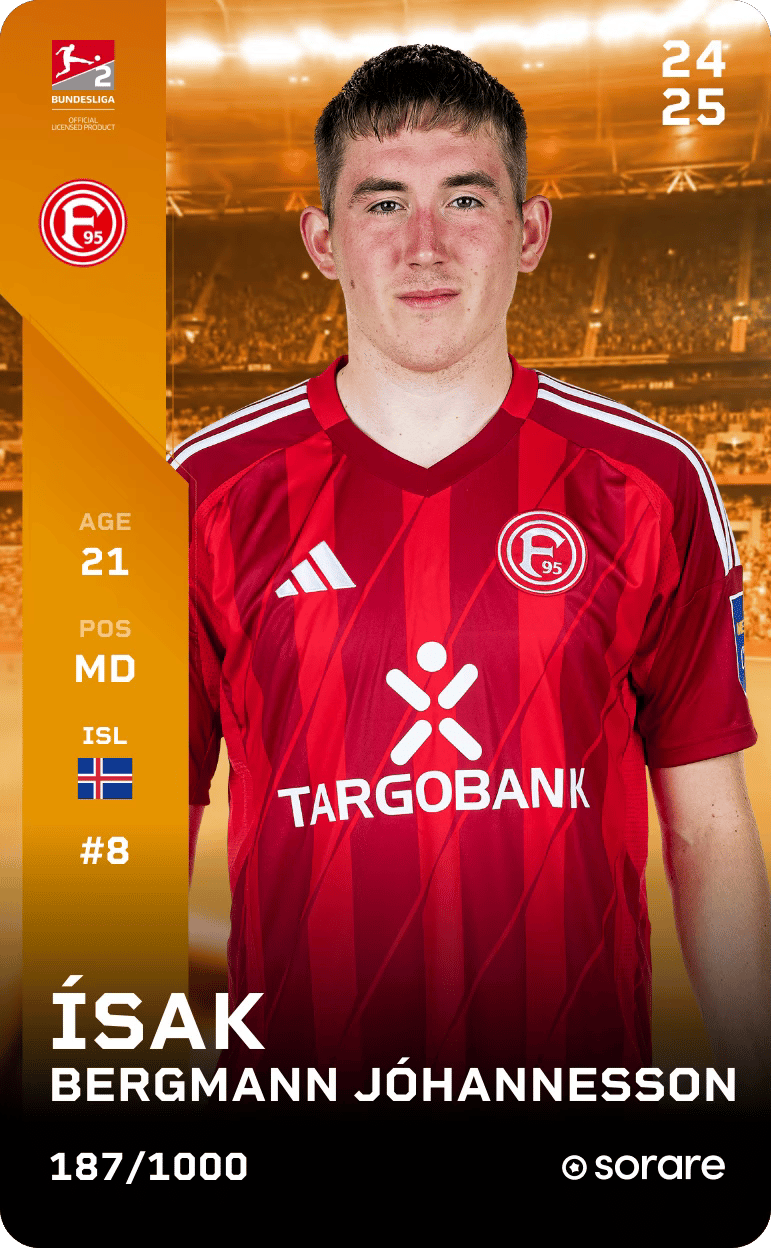 Ísak Bergmann Jóhannesson 2024-25 • Limited 187/1000