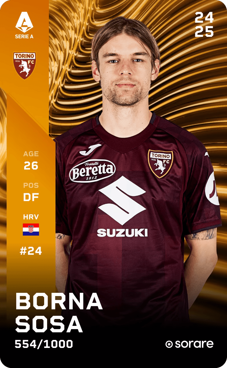 Borna Sosa 2024-25 • Limited 554/1000