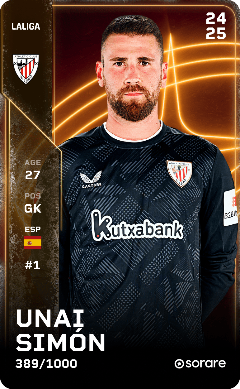Unai Simón 2024-25 • Limited 389/1000